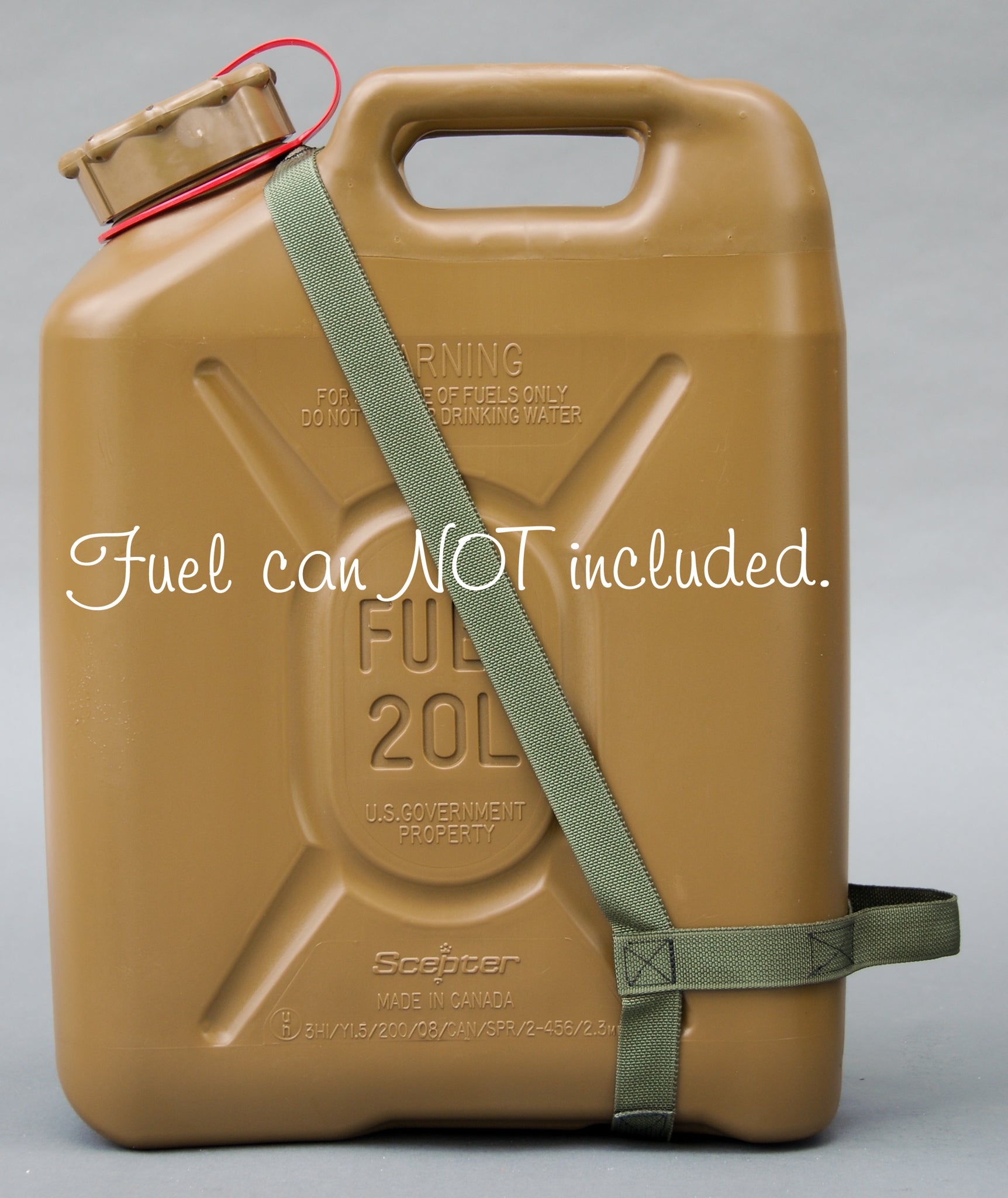 Easy Pour Dual-Handle FUEL Strap for Scepter MFC FUEL Cans