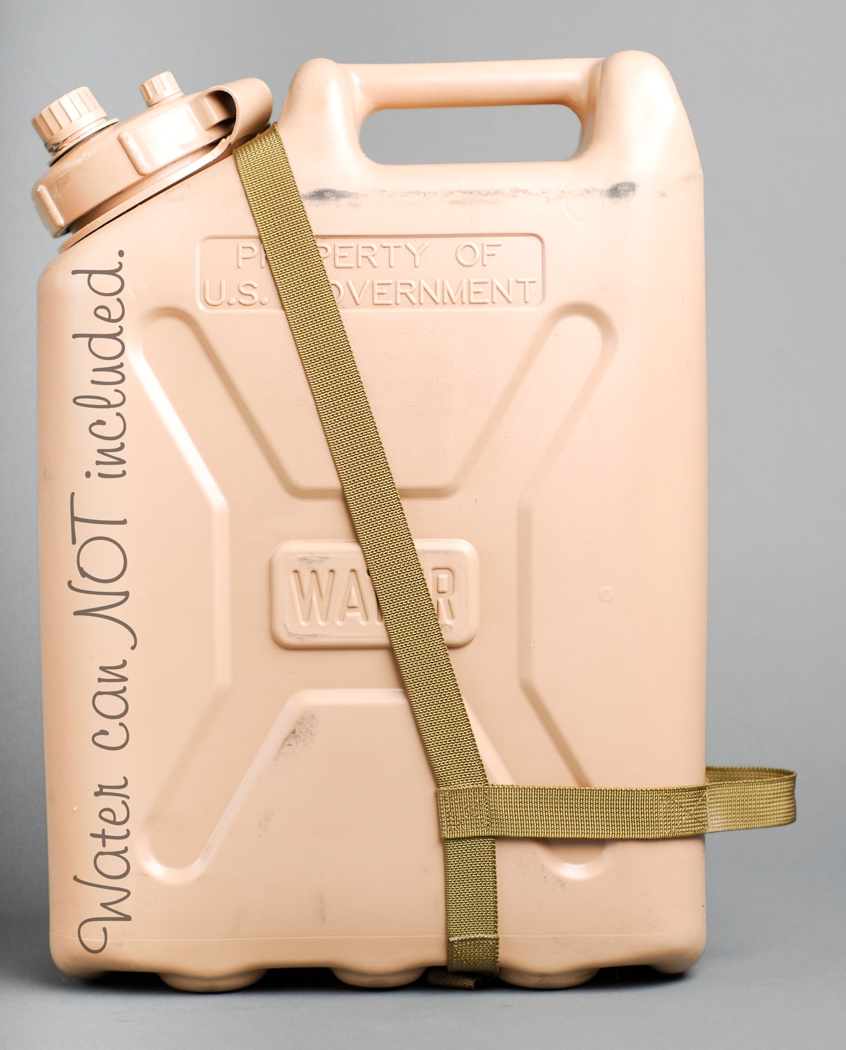 Easy Pour Dual-Handle WATER Strap for Scepter MWC WATER Cans
